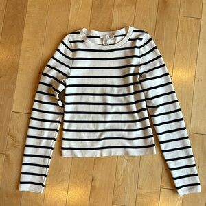 Happily Grey crop shirt